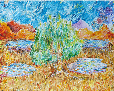 Joey Derse's Pine Tree with Ponds